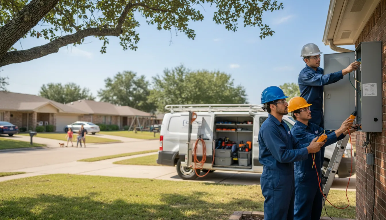 Certified electrician providing emergency electrical services in Elgin, OK